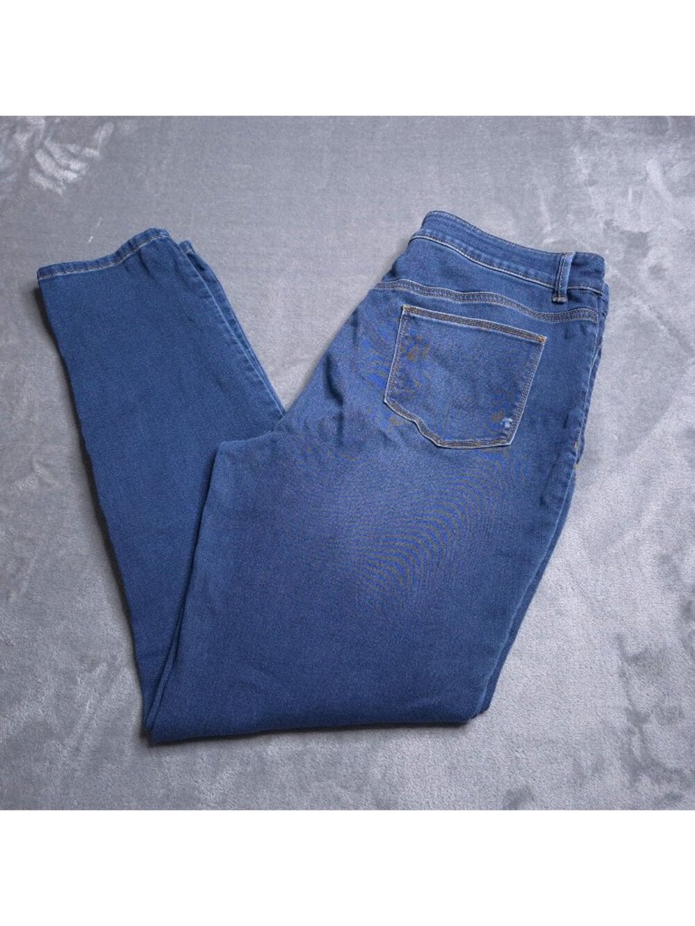 Chicos Platinum Jegging Jeans 8 (1) Slim Fit Stretch Pull On Mid Rise Stretch